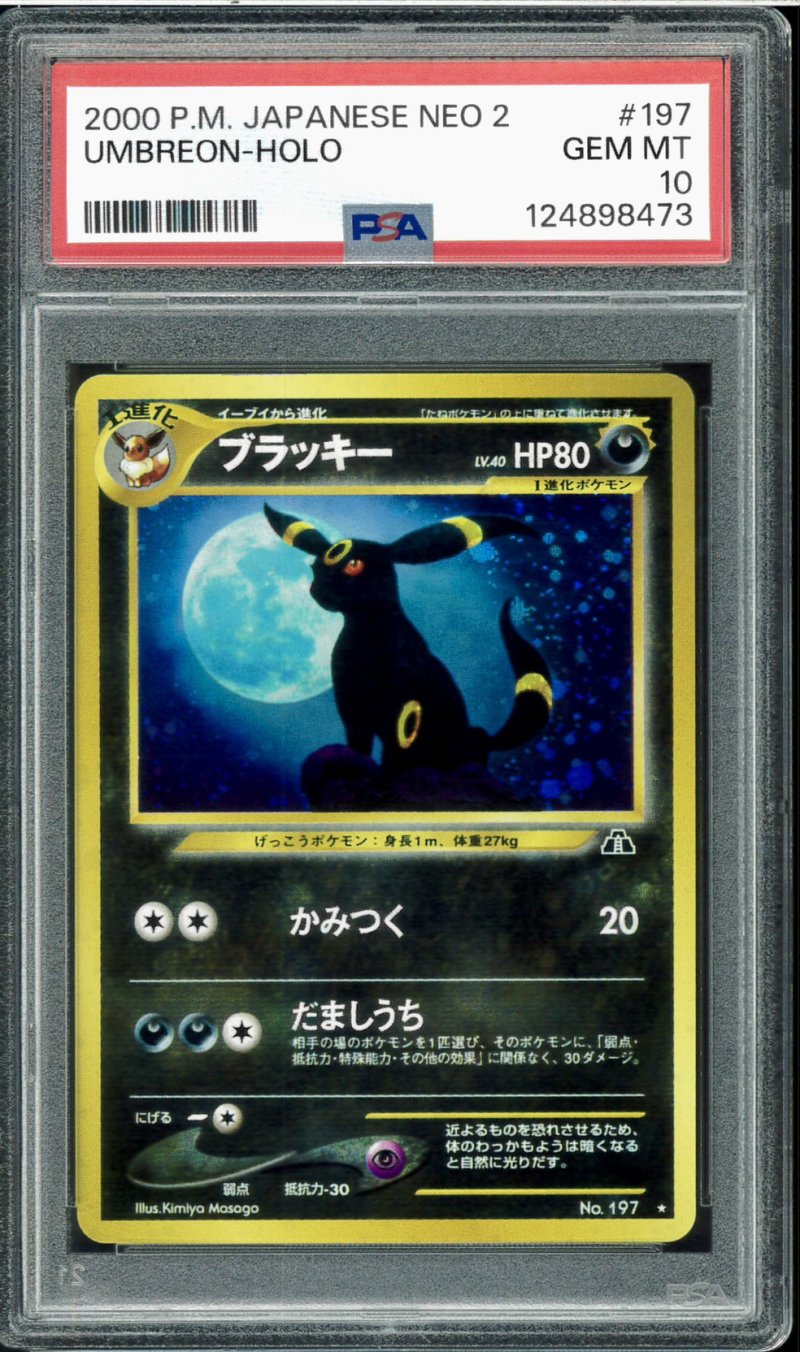画像1: 【PSA10】ブラッキー （neo2） (1)