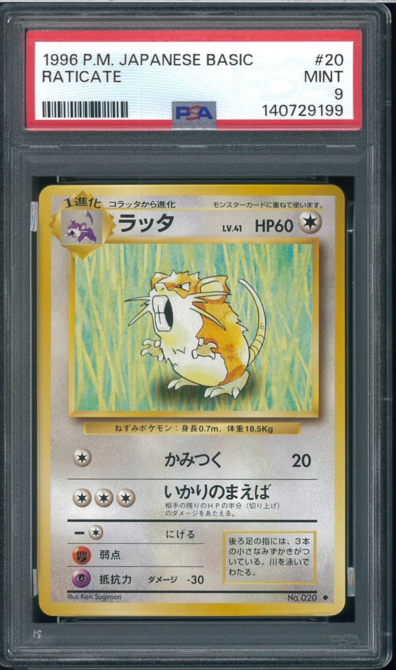 画像1: 【PSA9】ラッタ (1)