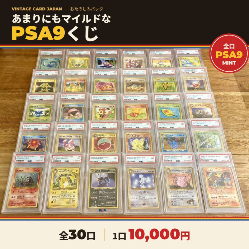 画像1: あまりにもマイルドなPSA9くじ【全30口】 (1)