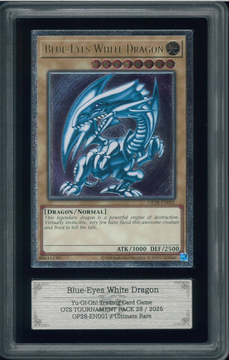画像1: 【ARS9】Blue-Eyes White Dragon　英語版　レリーフ　OP28-EN001 (1)