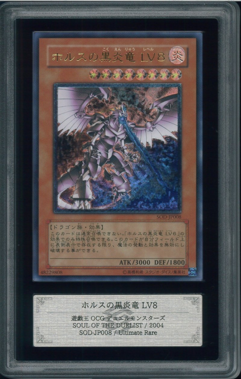 画像1: 【ARS10】ホルスの黒炎竜 LV8　レリーフ　SOD-JP008 (1)